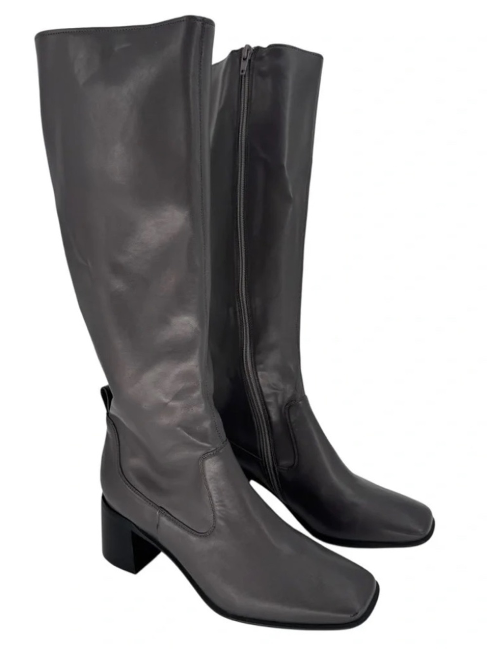 Jeffrey Campbell Women’s Hot Lava K2 Block Heel Boots - Grey